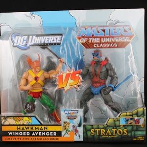 DC VS MASTERS OF THE UNIVERSE HAWKMAN VS STRATOS